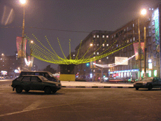 Illumination on lampposts