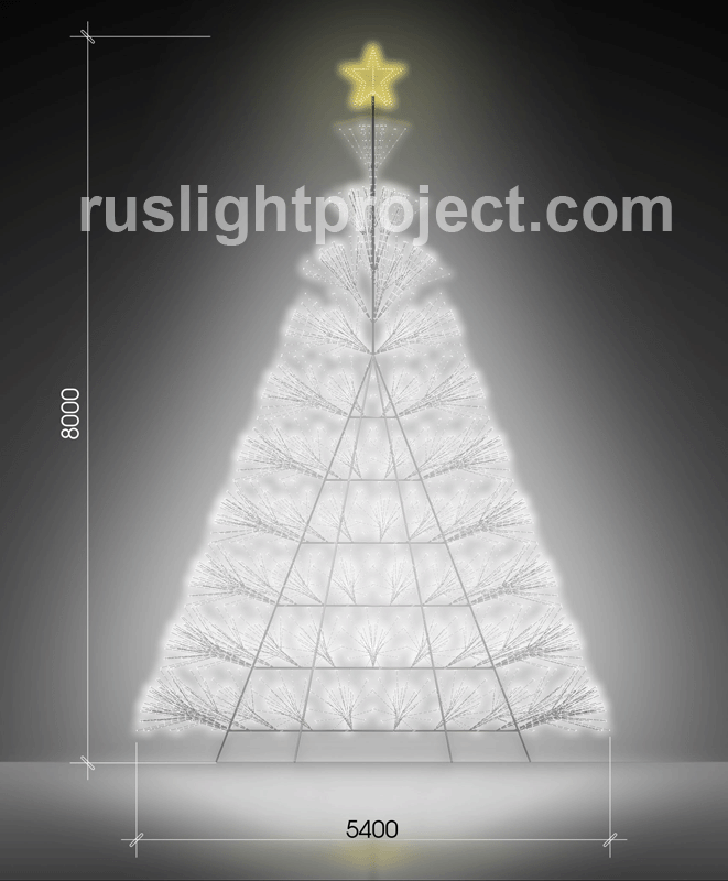 LED lighted trees and hristmas trees