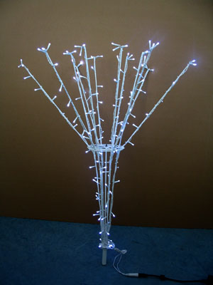 LED lighted trees and christmas trees